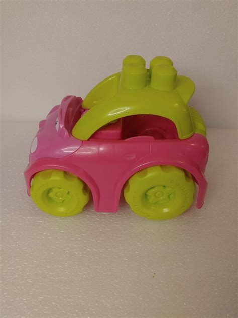 mega bloks pink car|Mega Bloks First Builder's Catie Pink Car .